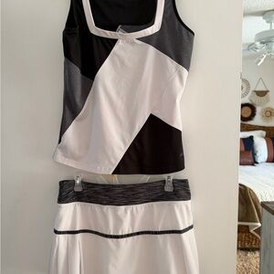 Prince Monochrome Striped tennis/pickleball apparel